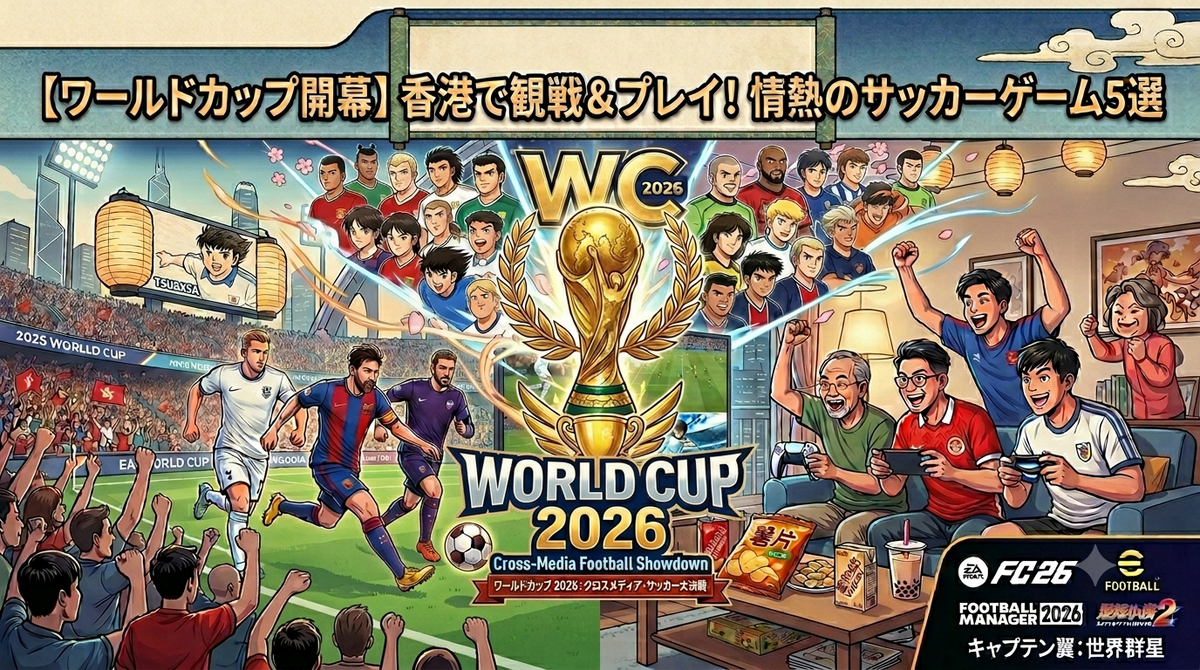你的世界杯，由你主場：想踢就踢的足球遊戲選購指南