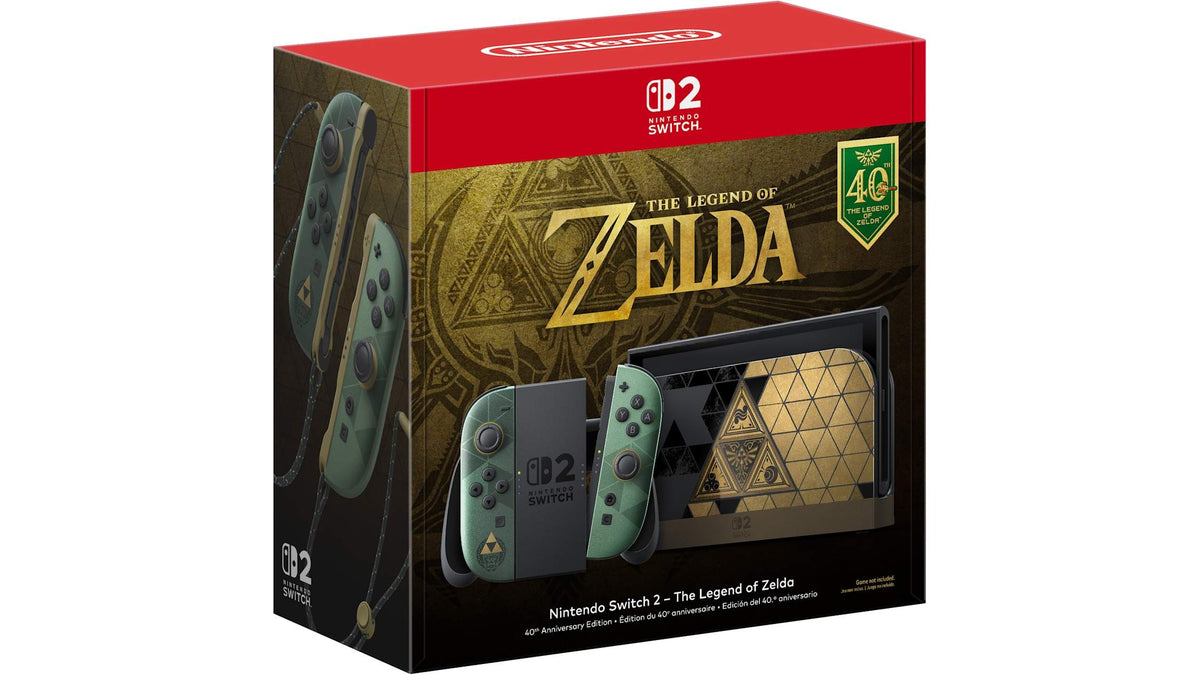The Legend of Zelda 40th Anniversary Limited Edition Switch 2 Console (HK)-10