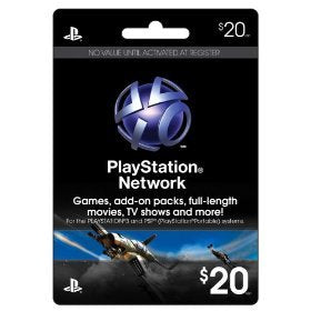 Playstation Network (US$20)