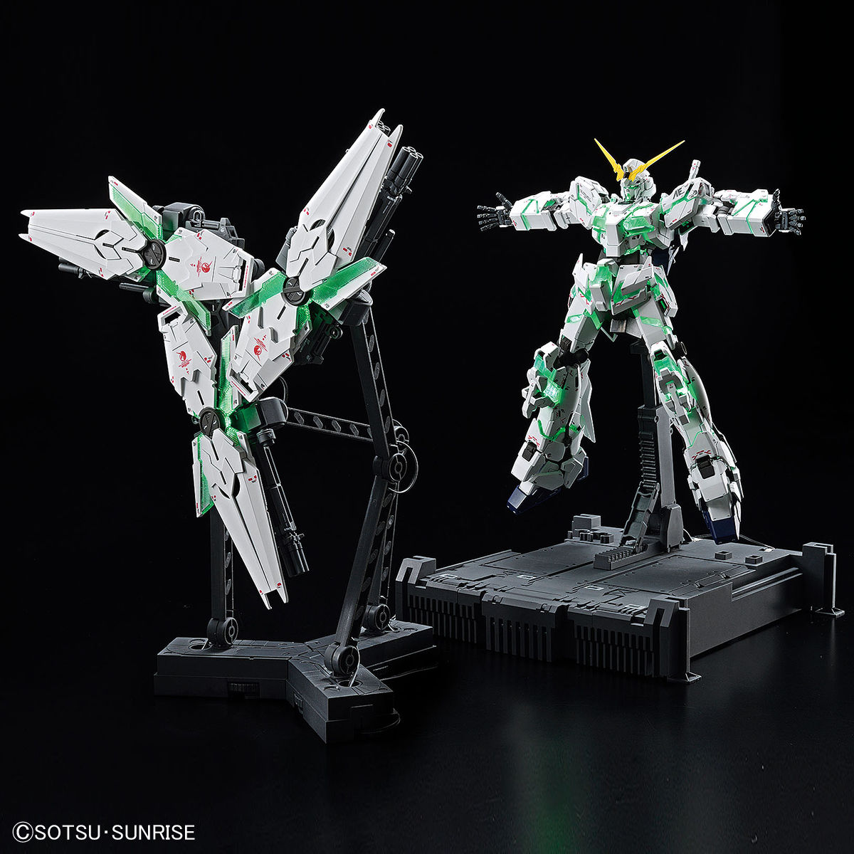 BANDAI MGEX 1/100 Unicorn Gundam 獨角獸高達模型 (Ver. TWC) [GUNDAM BASE限定版]-4