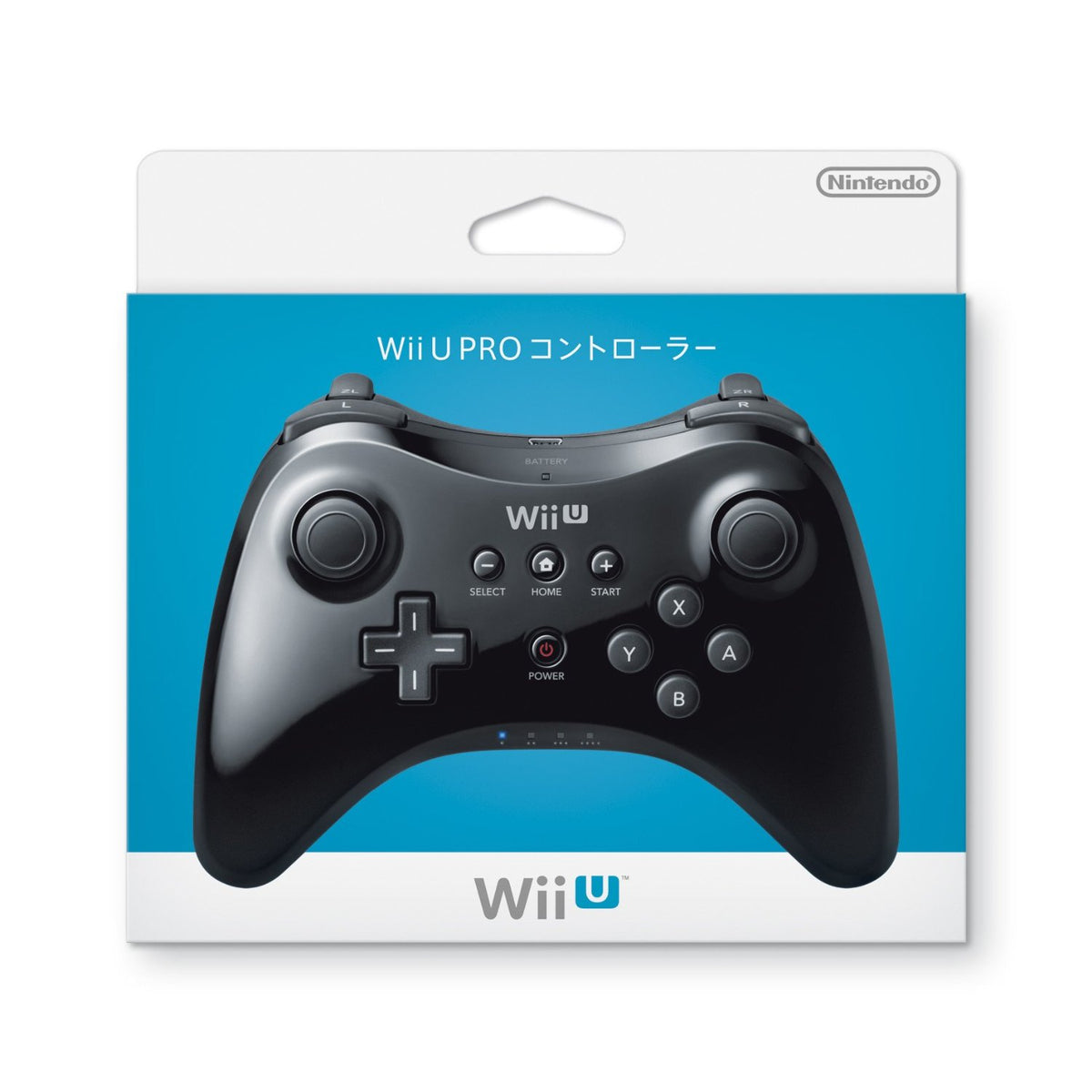 原裝 Wii U Pro 手掣 (黑)-1
