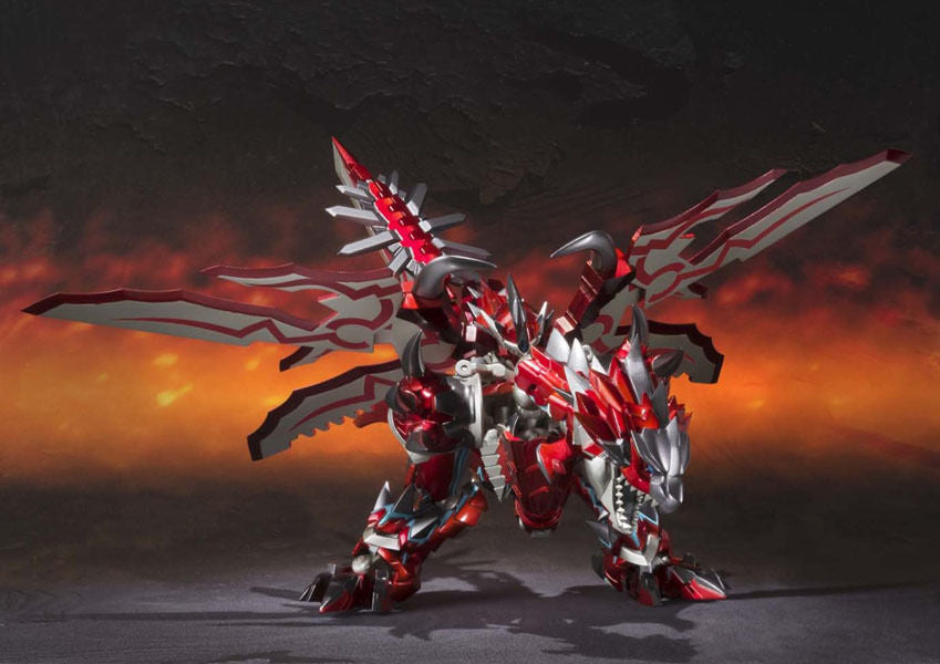 Chogokin Monster Hunter G Class Transformation Rathalos Action Figure-2