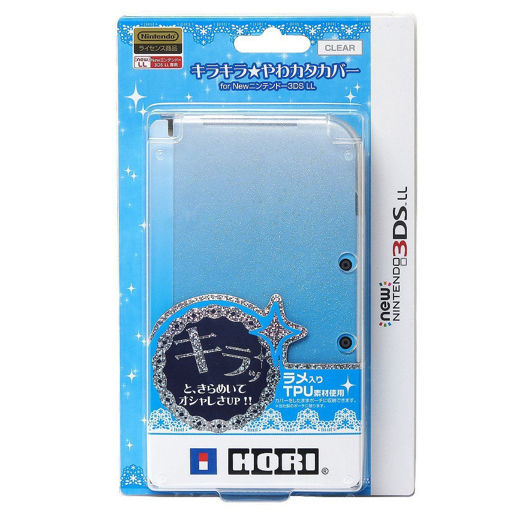 New 3DS LL 閃粉TPU保護殼 (HORI)