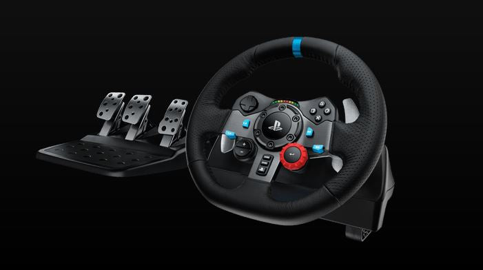 Logitech G29 Driving Force 賽車方向盤 + 轉檔器-1