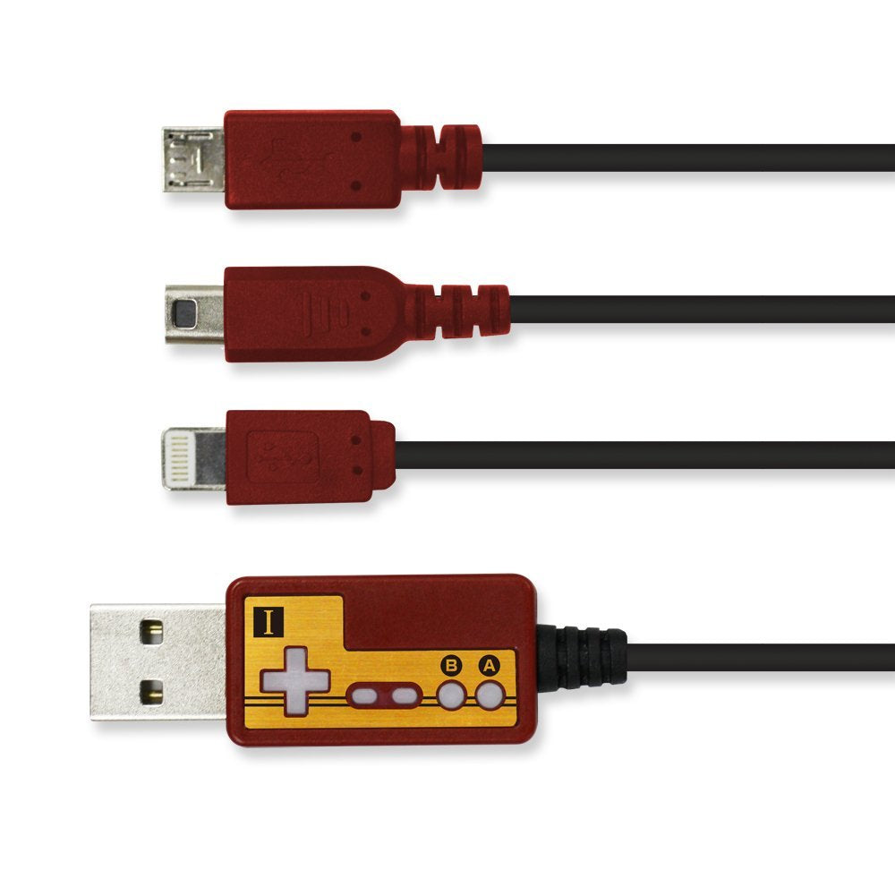 FC USB 线连 Lightning & Micro USB接头 (100cm)