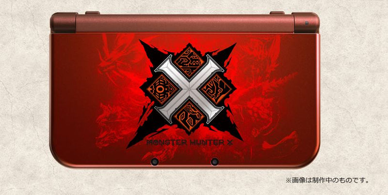 Monster Hunter X 限定版New 3DS LL 主机连游戏套装-1