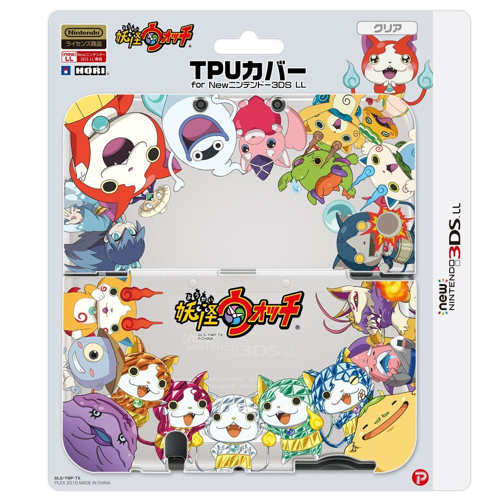 New 3DS LL 妖怪手表TPU保护壳 (透明)-1