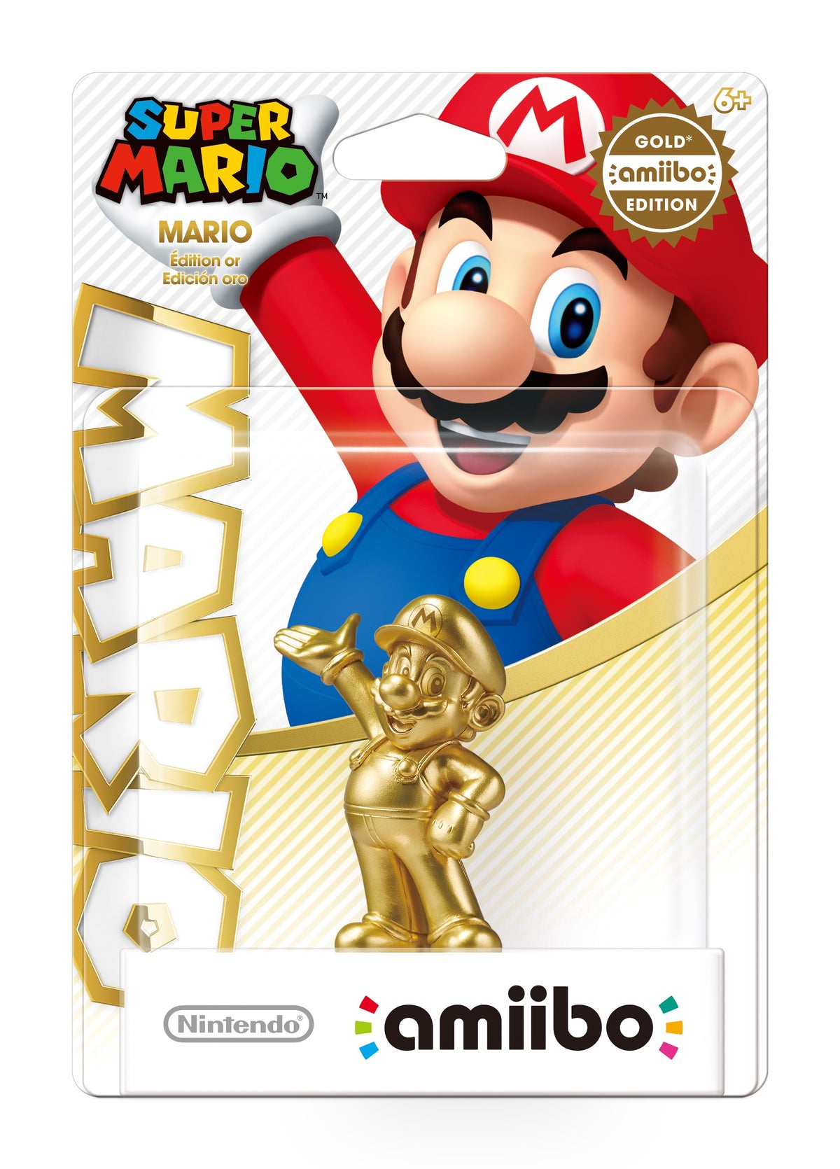 Amiibo NFC Figure: Gold Mario