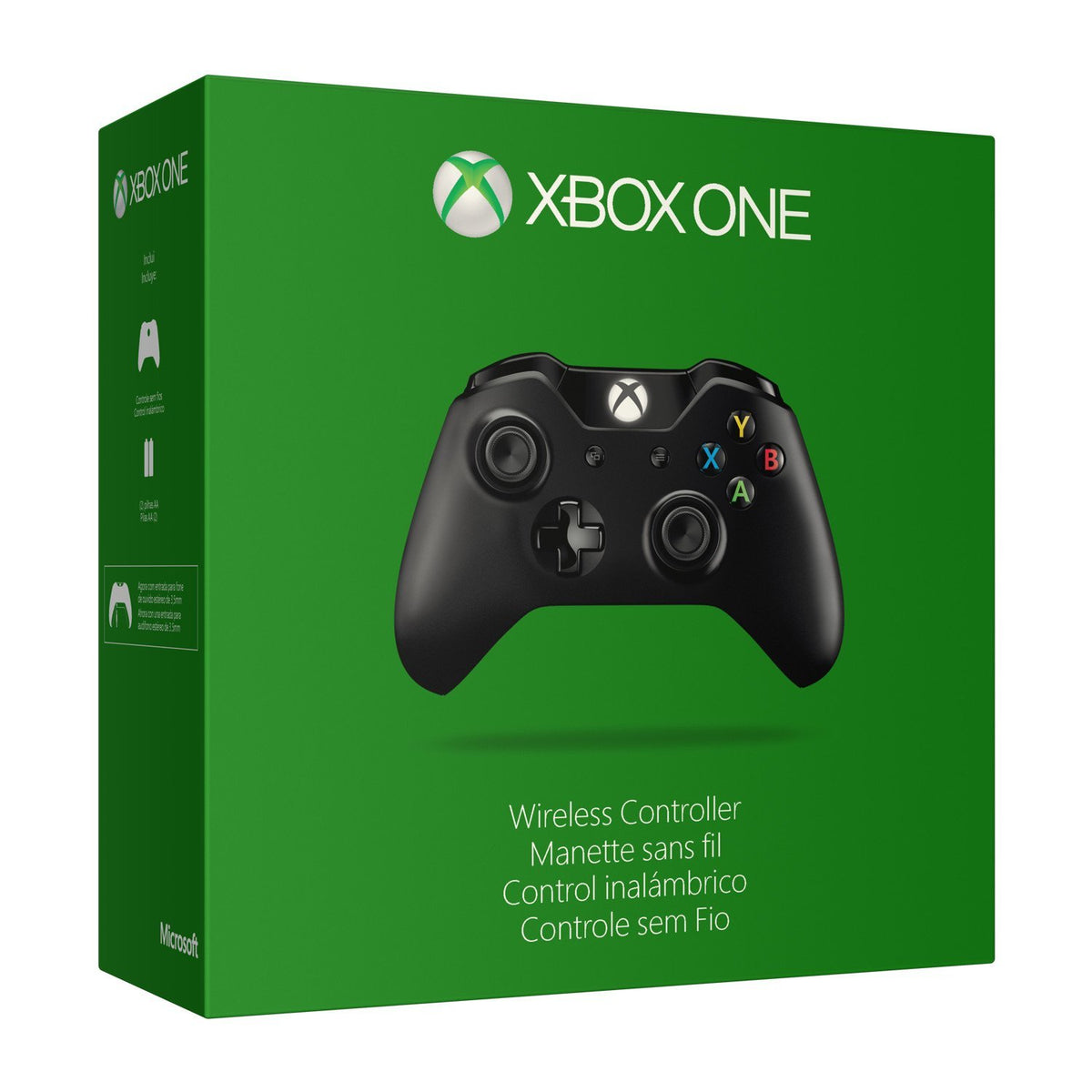 Xbox One 无线控手柄 (黑色, 附3.5mm插头)