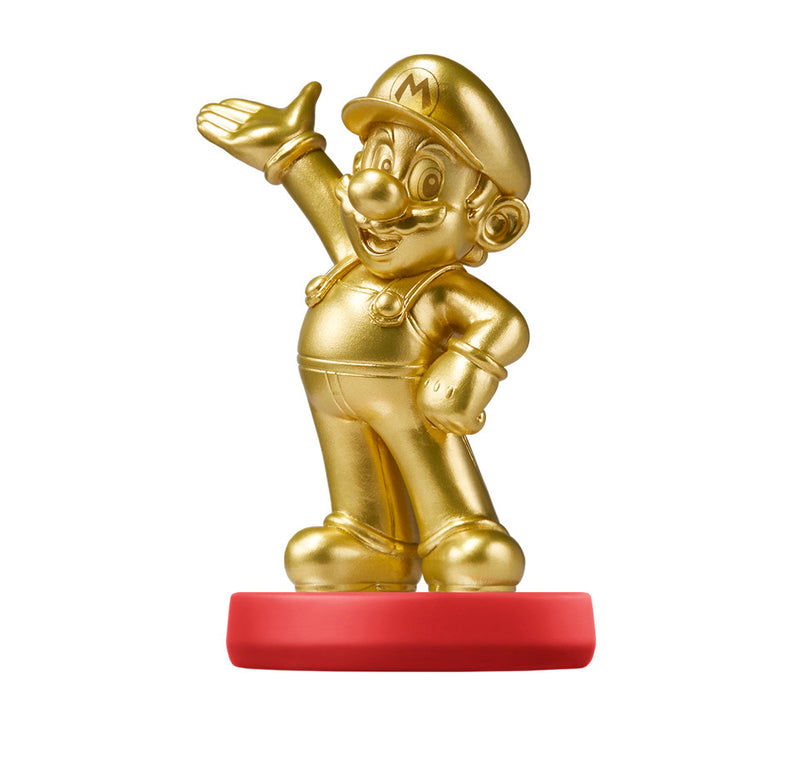 Amiibo NFC Figure: Gold Mario-2