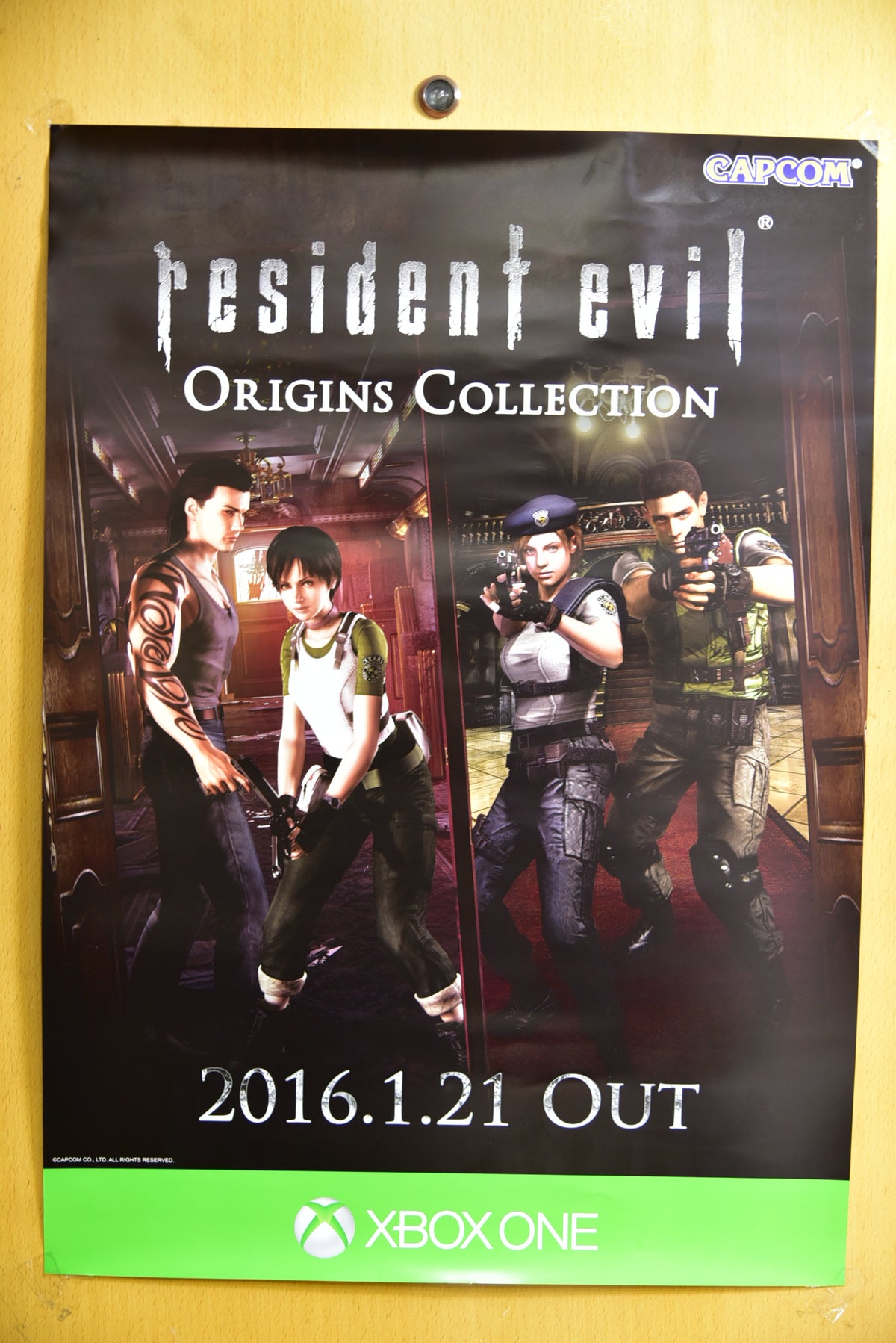 Biohazard Origins Collection limited Official Poster (Japanese)