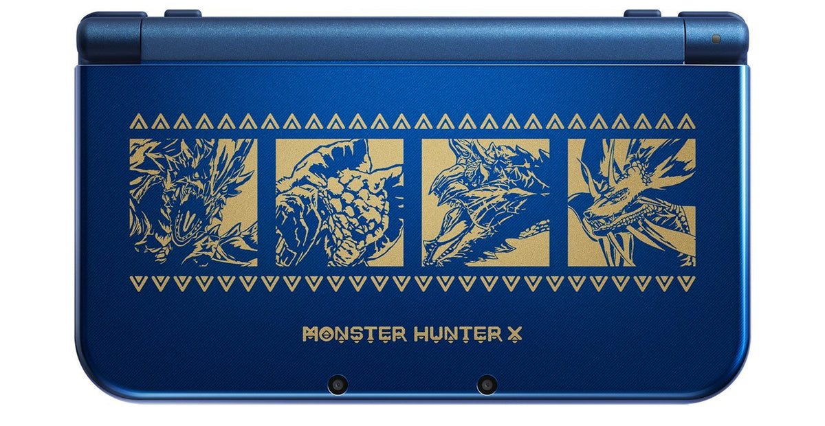 Monster Hunter X 限定版New 3DS LL 主机套装 (蓝色)