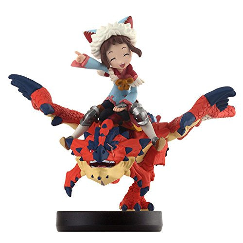 Amiibo Figure: One-Eyed Rathalos and Rider (Female) (Monster Hunter Stories Series)