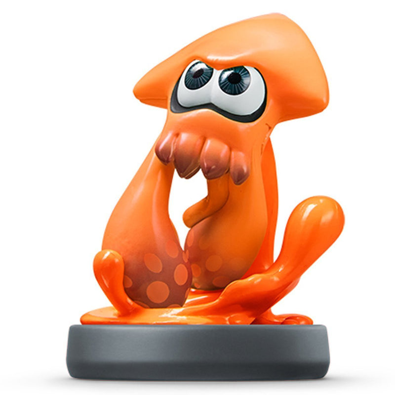 Amiibo NFC Figure: Orange Squid (漆彈大作戰系列)-1
