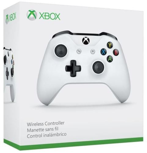 原装Xbox One 无线手柄 (白色, 附3.5mm插头)