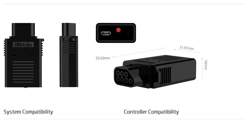 8Bitdo 灰機無藍牙無線手掣接收器-3