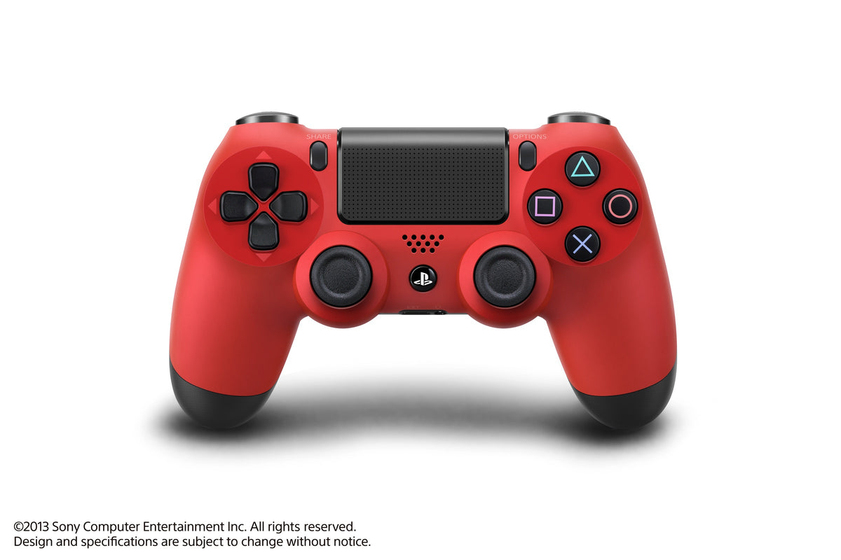 Dual Shock 4 无线手掣 (新型号, 红色)-1