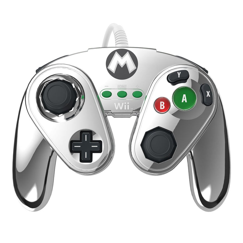 PDP Wired Fight Pad for Wii U (Metal Mario)-2