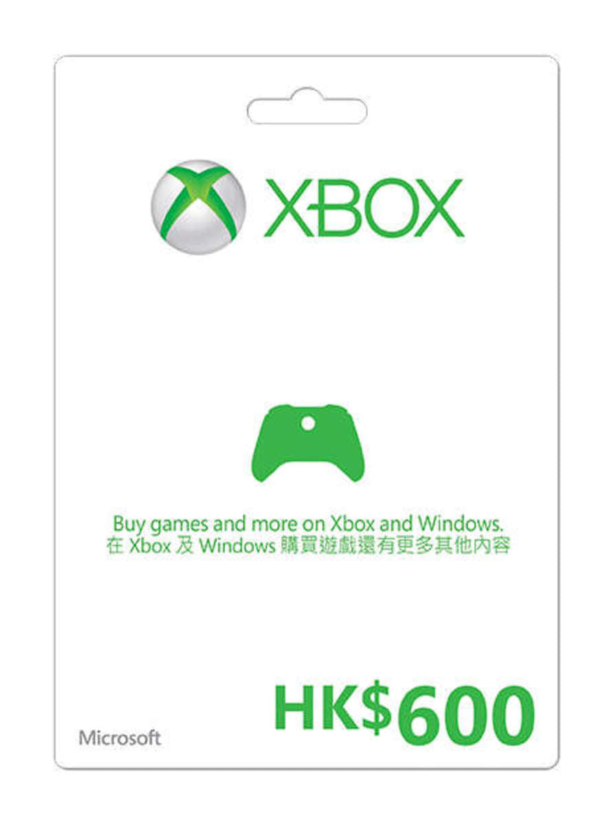 XBox Live Microsoft Gift Card (HK$600)