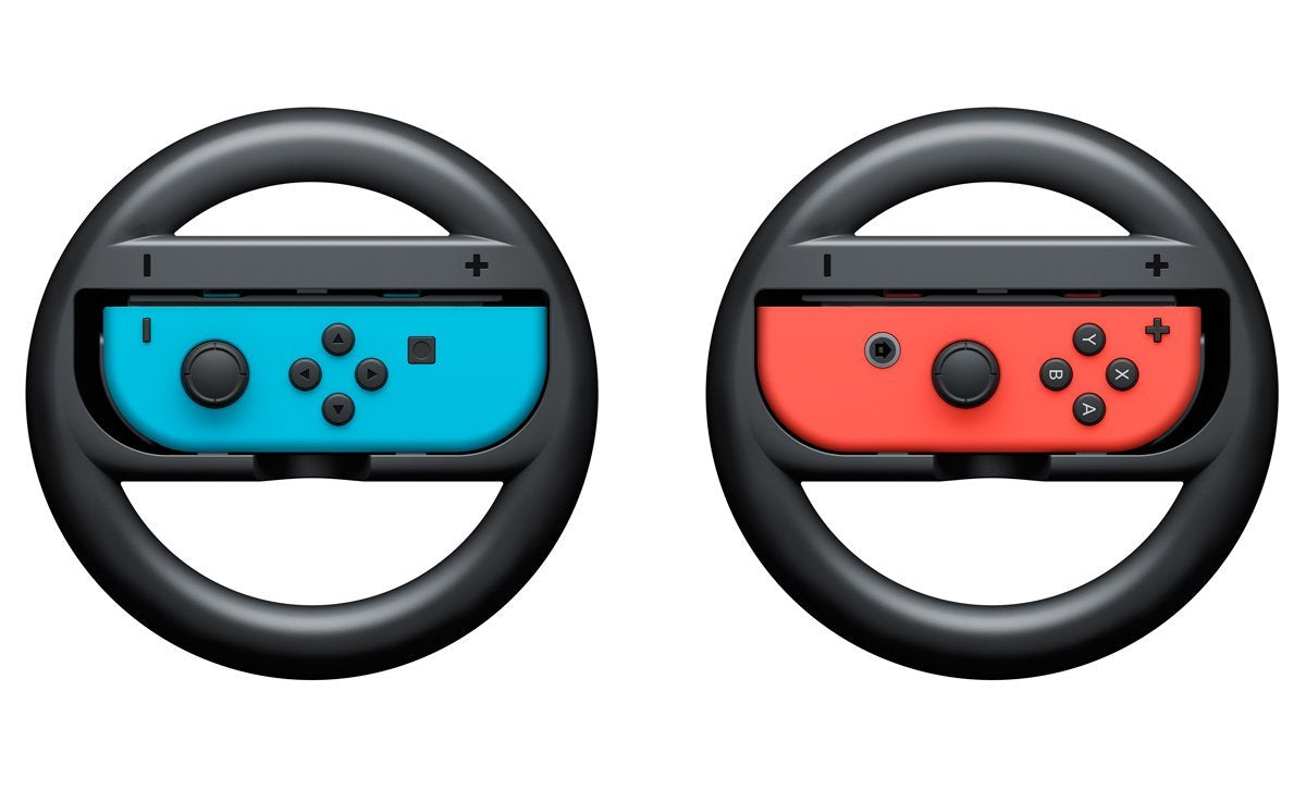 任天堂 原裝 Joy-Con 方向盤套裝 (黑色)-2