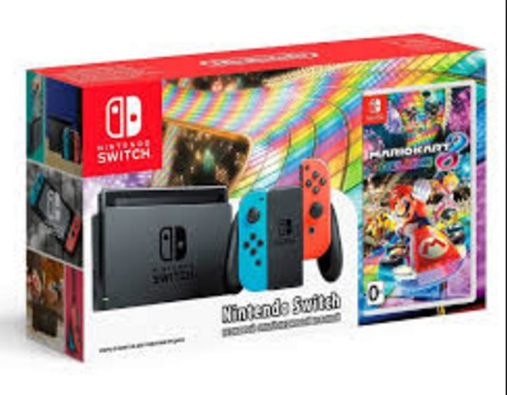Switch Console + Mario Kart 8 (Bundle)