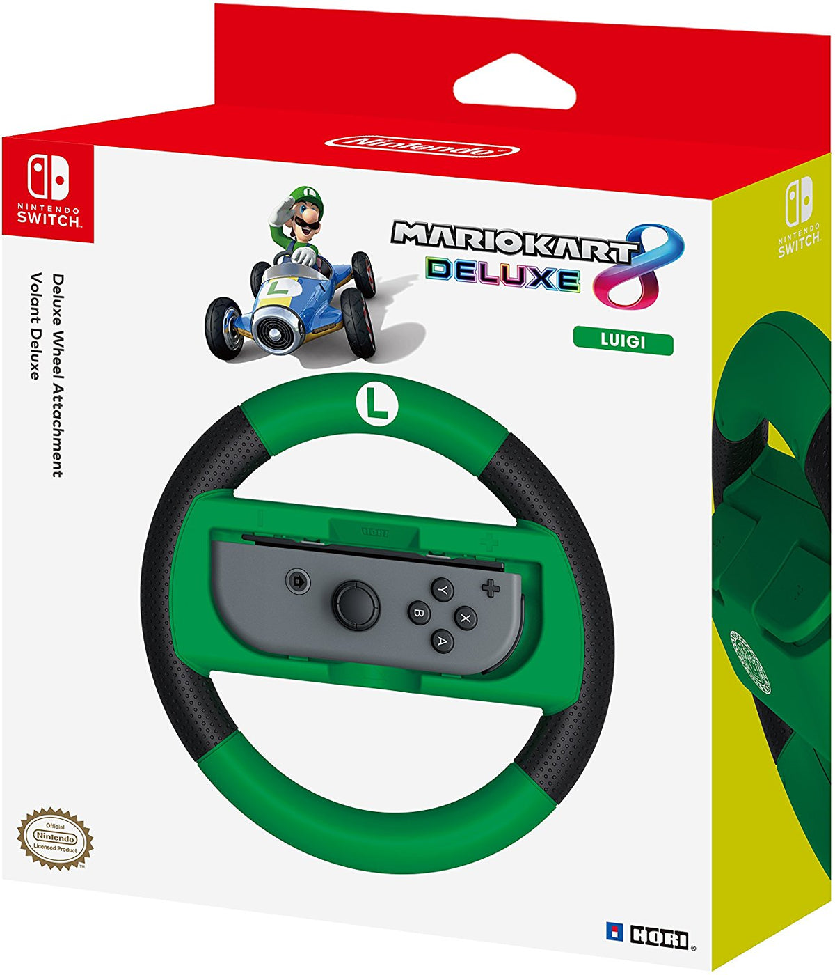 HORI Joy-Con Handle for Mario Kart 8 Deluxe (LUIGI)-1