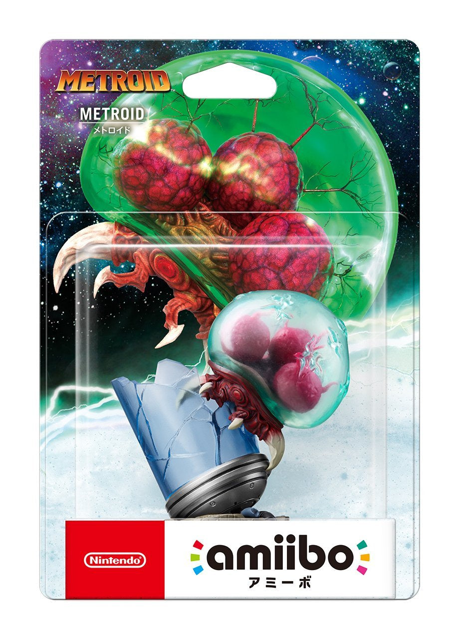 Amiibo Figure~ Metroid (銀河戰士)-1
