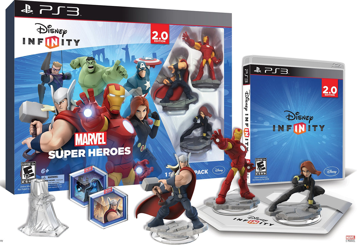 PS3 12GB Console + Disney Infinity : Marvel Super Heroes (2.0 Edition)  Bundle
