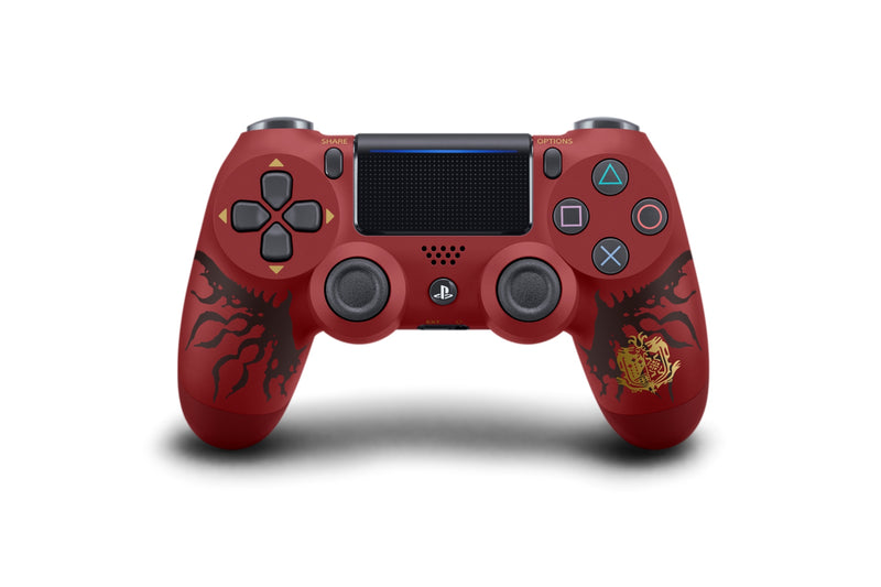 Dual Shock 4 无线手掣 (Monster Hunter World RATHALOS 纪念版)-1