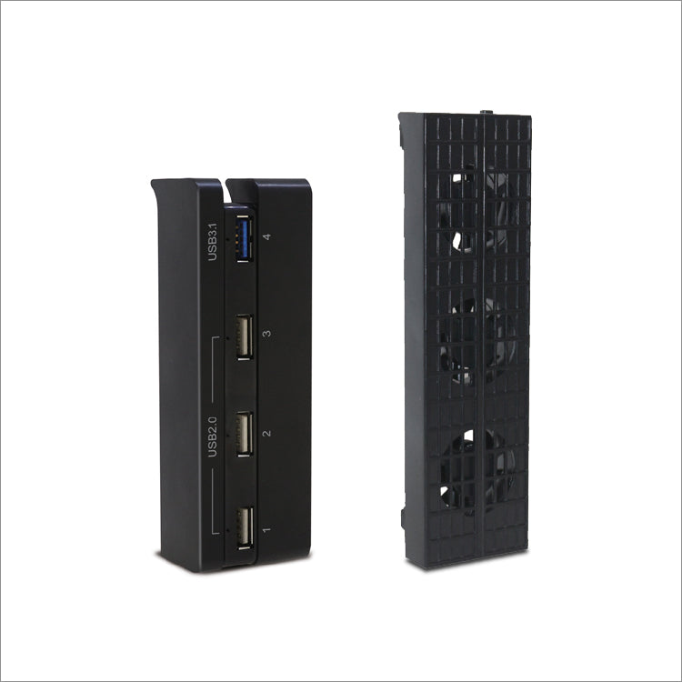 PS4 Slim 主機專用散熱扇 + USB HUB (DOBE)-2