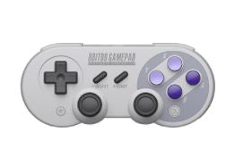 8bitdo SNES任样式有线及蓝牙六轴震动连射无线手掣 Pro