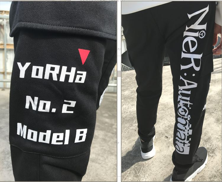 尼爾 自動人形便服長褲-3