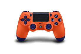 Dual Shock 4 無線手掣 (2G新版, 夕陽橙)-1