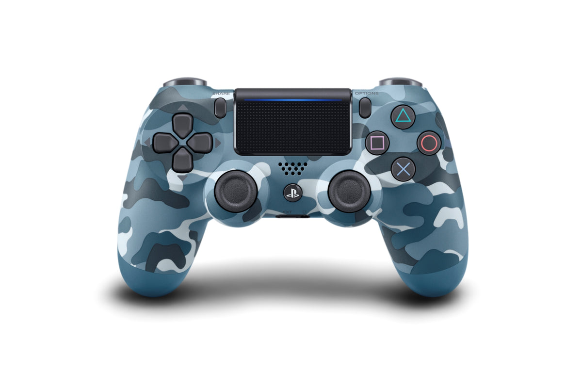 Dual Shock 4 無線手掣 (2G新版, 迷彩藍)-1