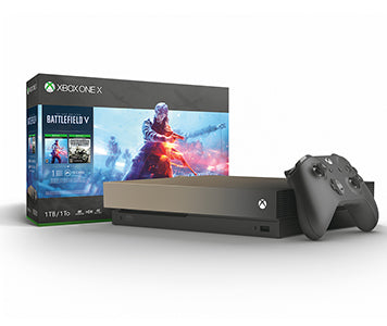 Xbox One X 1TB主機+ Battlefield V 套裝 (Gold Rush限定版)-2