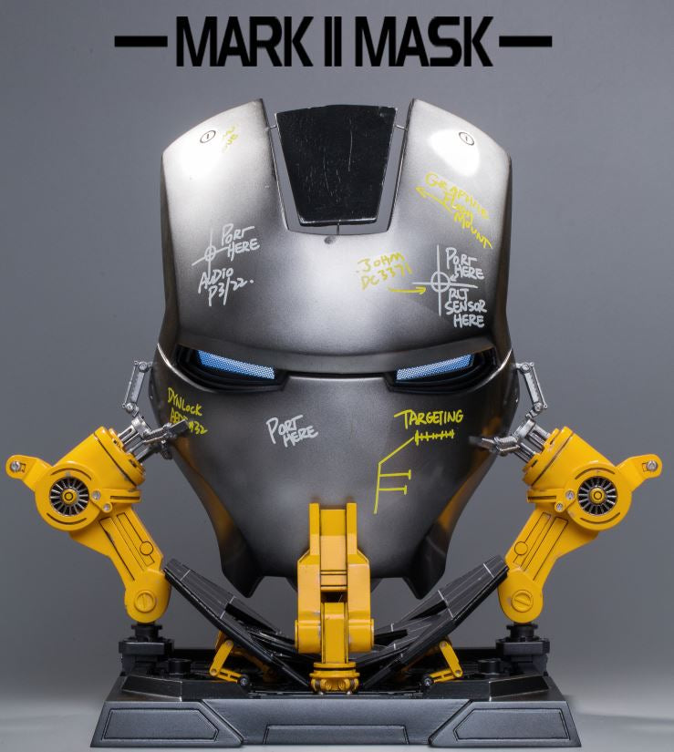 Iron Man Mark II 合金頭盔連地台 (製作版)