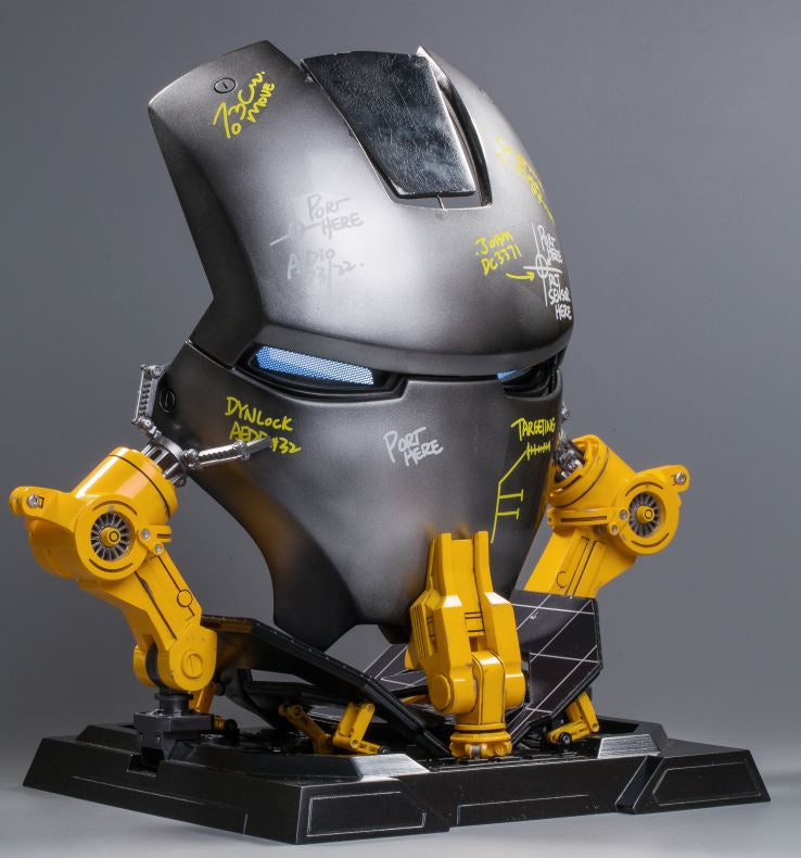 Iron Man Mark II 合金頭盔連地台 (製作版)