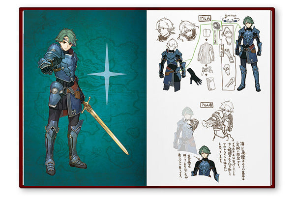 火炎之紋章 Echoes: Shadows of Valentia 特典硬皮畫冊-1