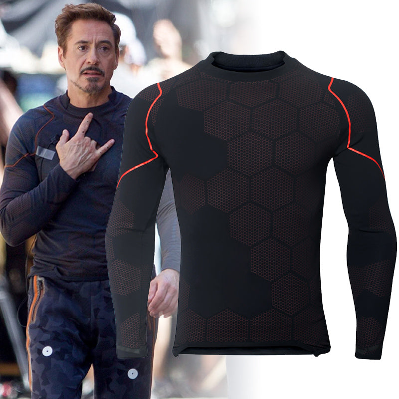 Ironman MK50 TONY STARK 納米戰衣長袖衫-1