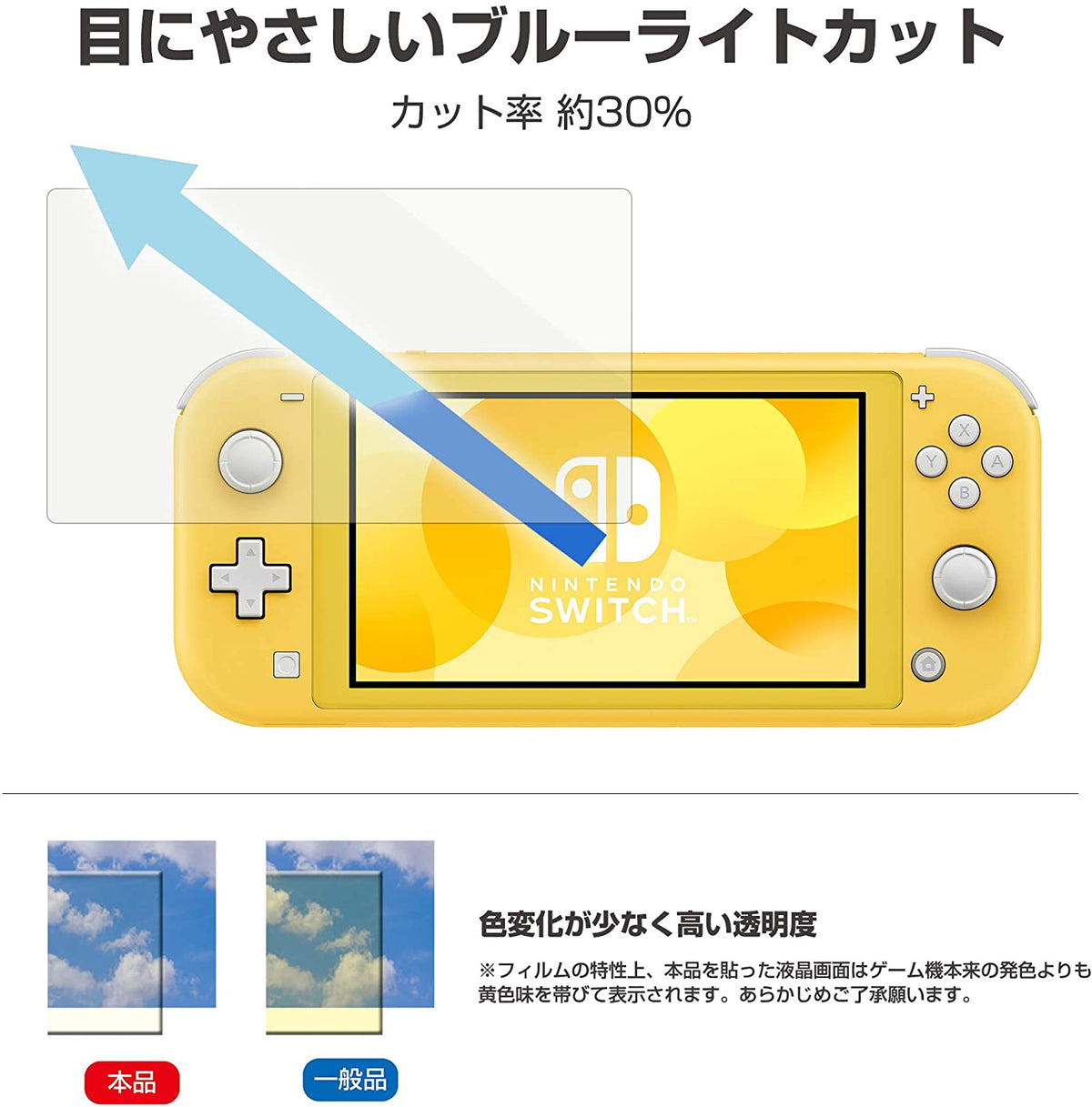 Switch Lite 防藍光螢幕保護貼 (HORI)