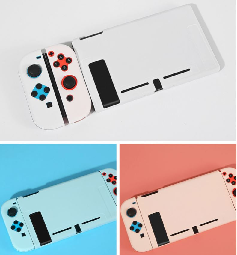 Switch 渐变色分离式亲肤保护壳 (蓝粉)-4