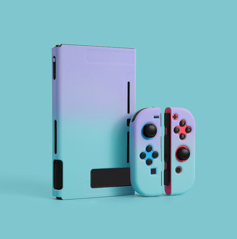 Switch 渐变色分离式亲肤保护壳 (紫蓝)-1