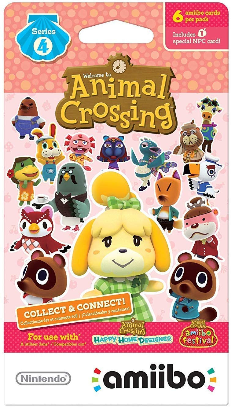 動物之森 Happy Home Designer Amiibo 咭 (第4彈, 6張卡)