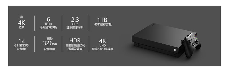 Xbox One X 1TB 主機套裝 (Cyberpunk 2077限量版)-3