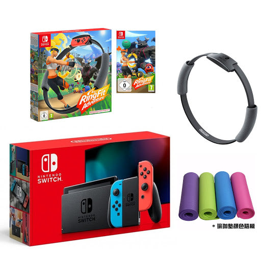 Switch Console + Ring Fit Adventure (HK, Bundle)