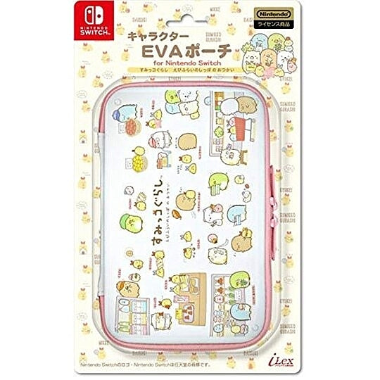 Switch EVA 保護硬包 (角落生物, 粉紅色)-1