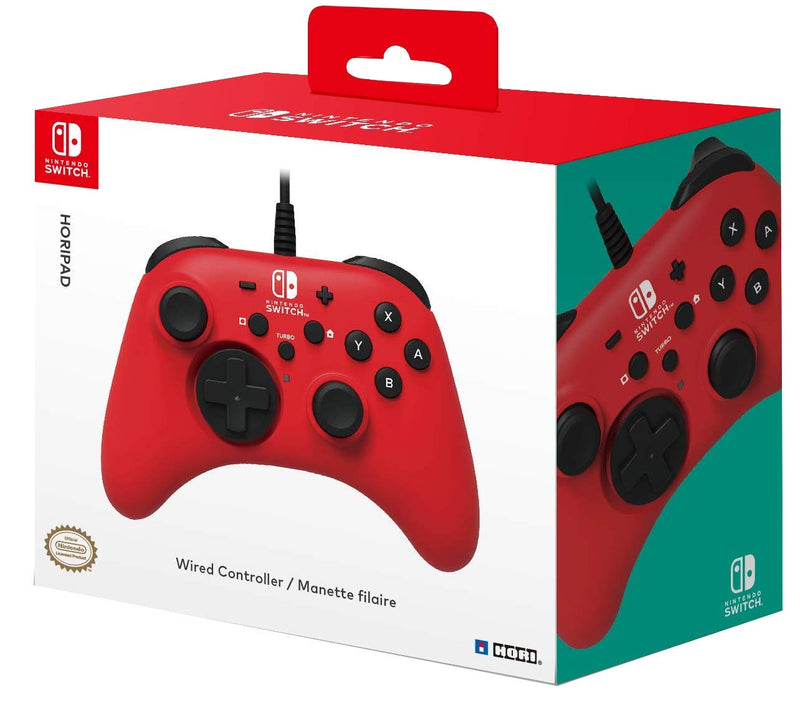 HORI Pad Wired Controller for Switch (Red)-1