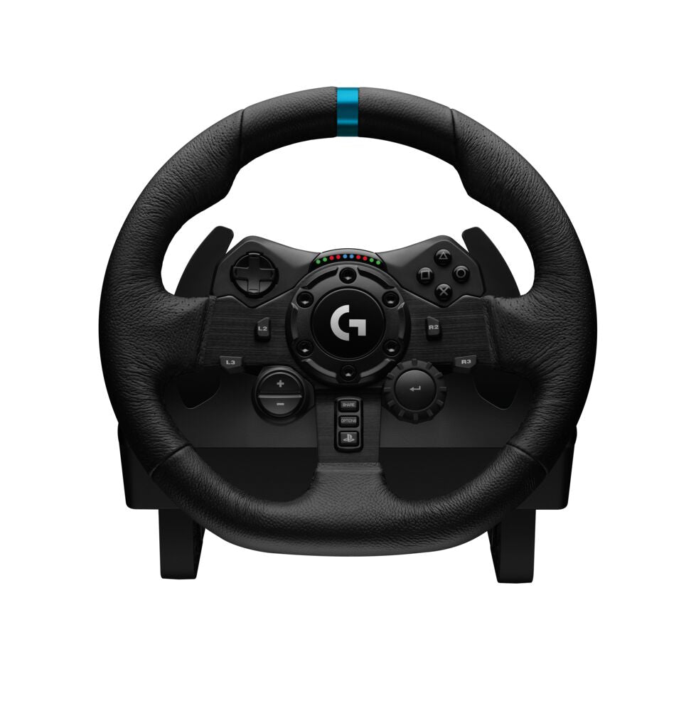 PS5 Logitech G923 Trueforce 賽車方向盤 (香港行貨)-3