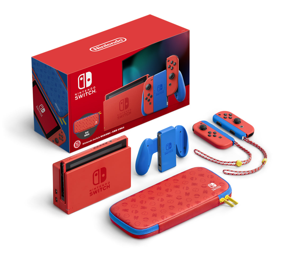 長續航版 Switch主機 (孖寶兄弟限定版)