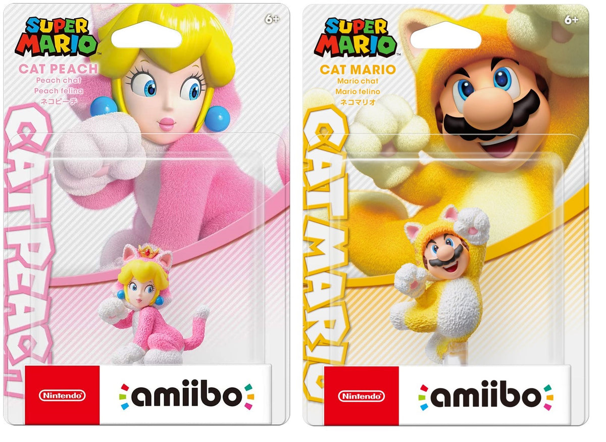 Amiibo: Cat Mario + Peach (Super Mario 3D World)